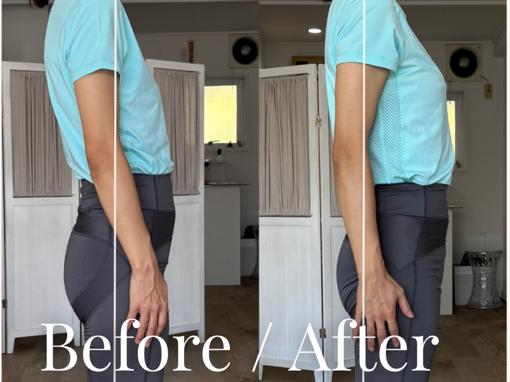 ビフォーアフター
原宿｜マシンピラティス｜パーソナル